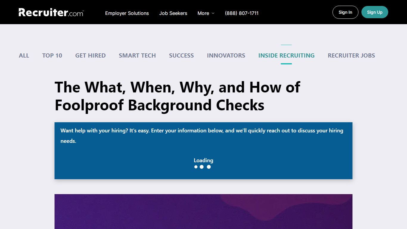 The What, When, Why, and How of Foolproof Background Checks - Recruiter.com